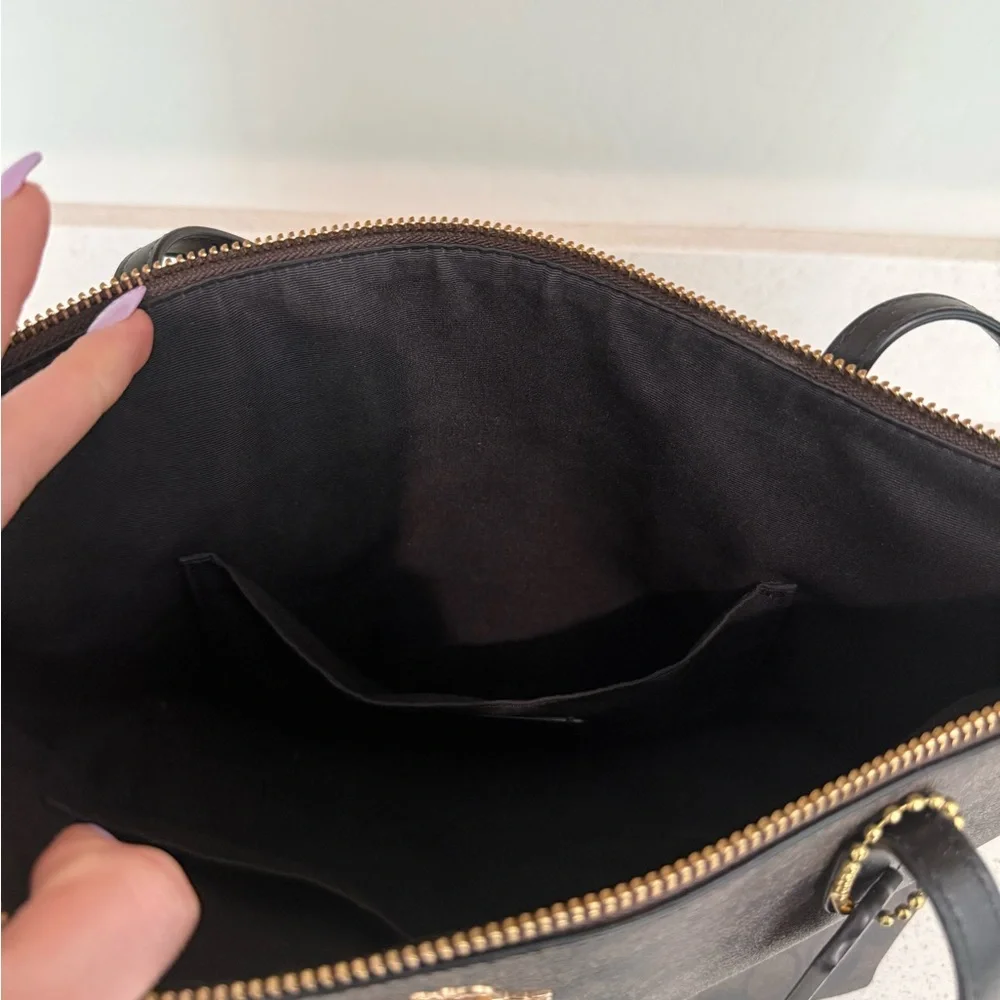 COACH Brown Tote and Wristlet Set - Picture 3 of 14